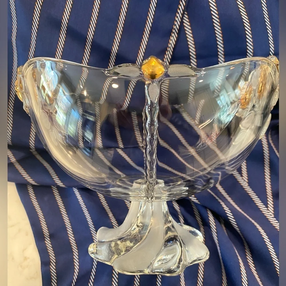 Mikasa Gilded Rose Footed Serving Bowl 9”
